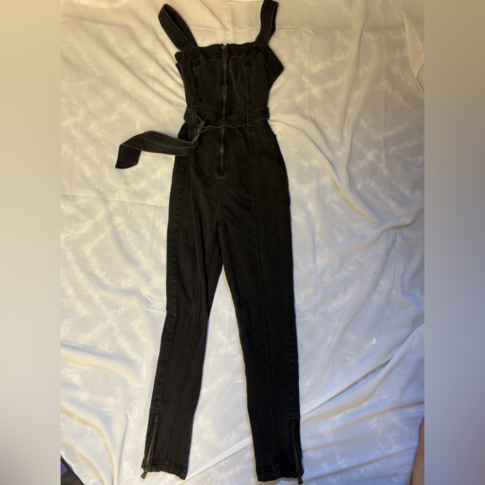 Urban Outfitters Black Denim Jeans Overalls